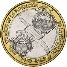 Costa Rica, 500 Colones, 2023, Bimetálico, SC