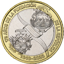 Costa Rica, 500 Colones, 2023, Bimetálico, SC