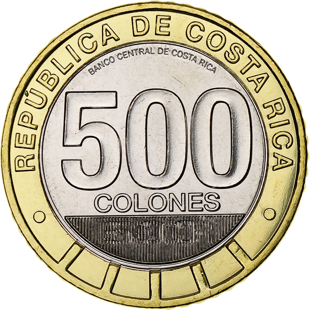 Costa Rica, 500 Colones, 2023, Bimétallique, SPL