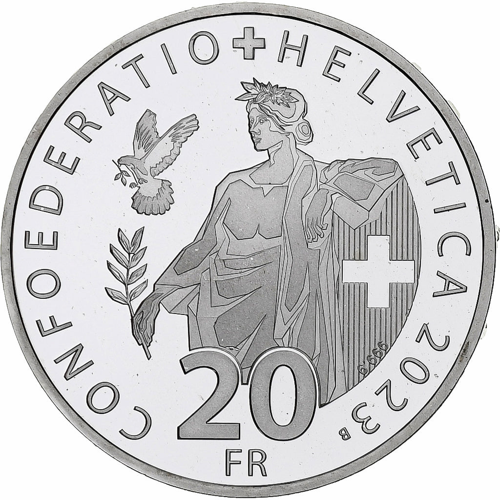 Suíça, 20 Francs, 2023, Bern, 175th Anniversary - Constitution fédérale