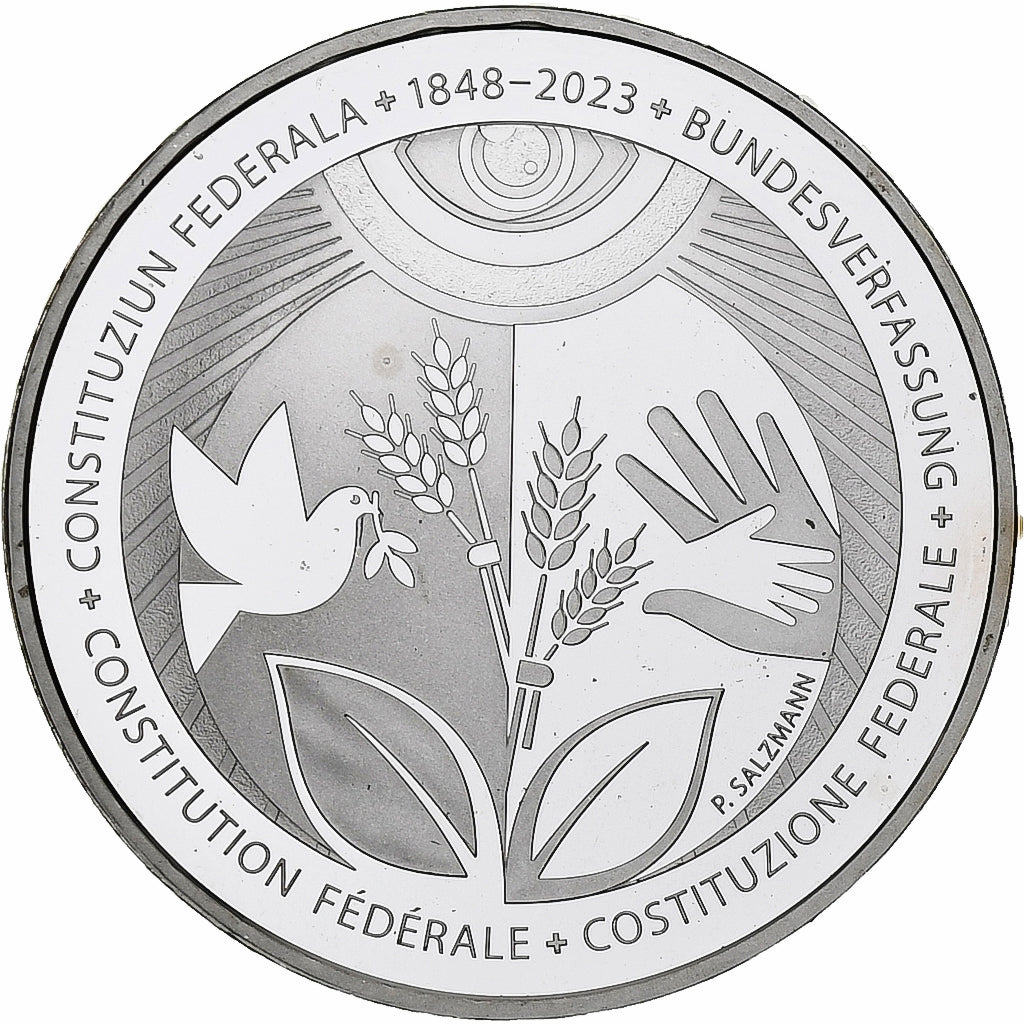 Suíça, 20 Francs, 2023, Bern, 175th Anniversary - Constitution fédérale