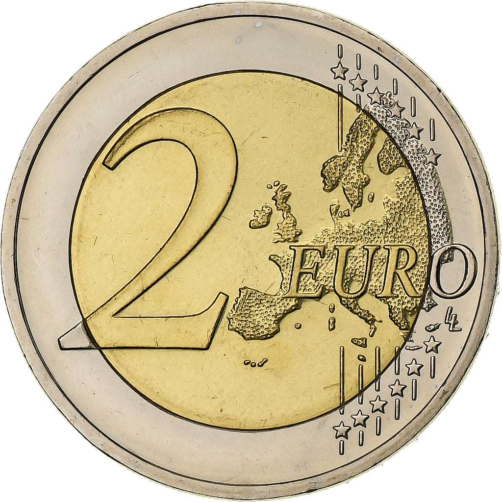 Germany, 2 Euro, Hessen, 2015, Berlin, Bi-Metallic, MS(63)