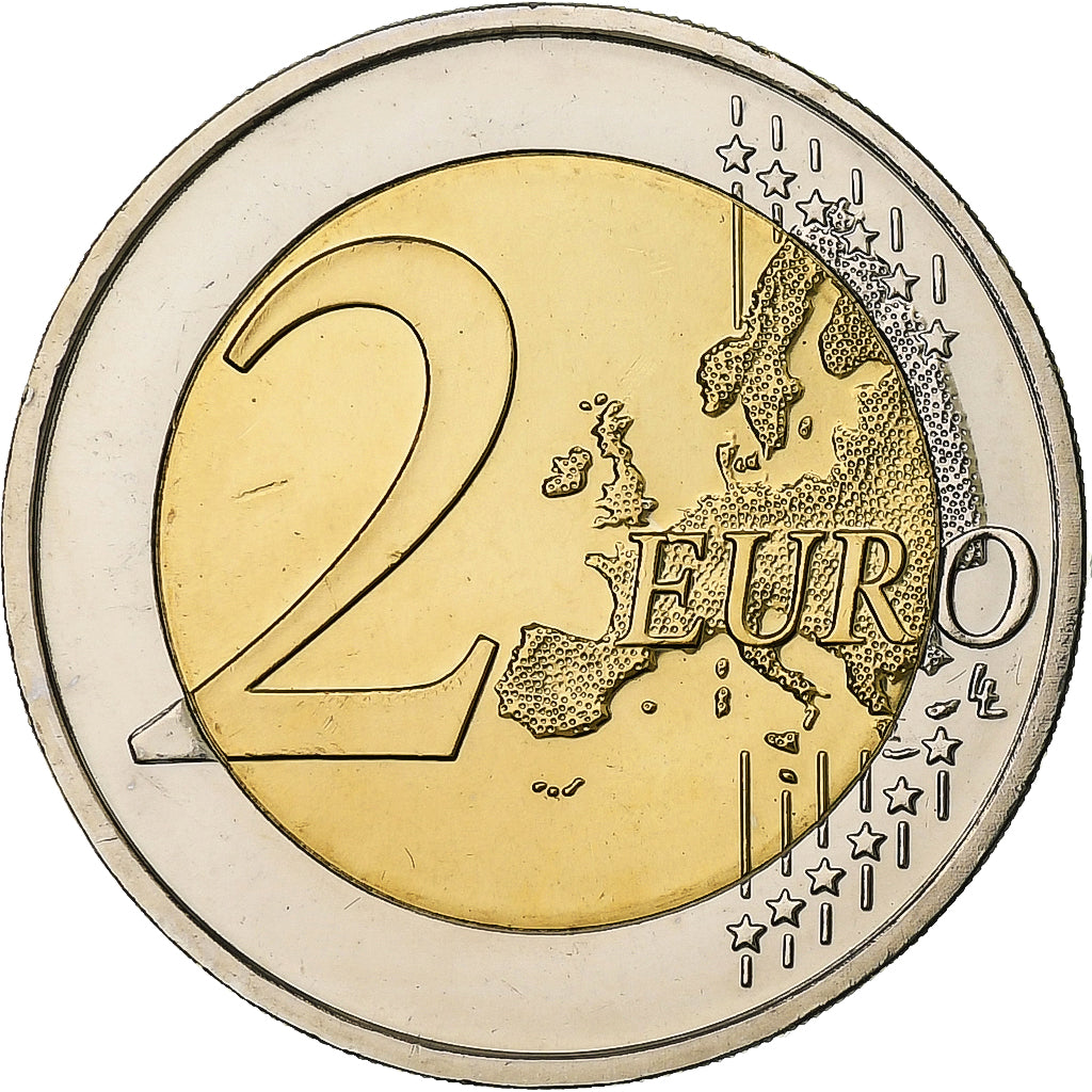 Germany, 2 Euro, Hessen, 2015, Stuttgart, Bi-Metallic, MS(63)