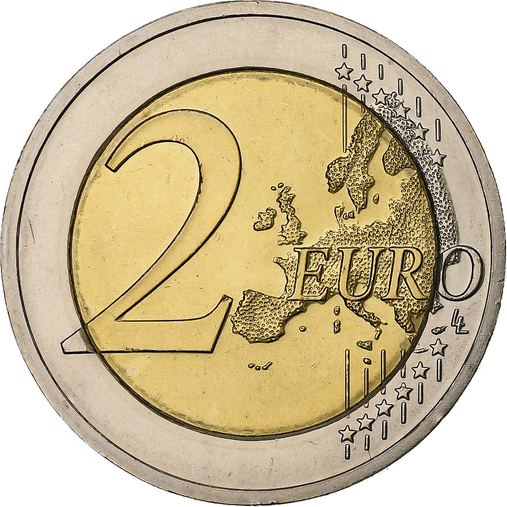 Germany, 2 Euro, Hessen, 2015, Karlsruhe, Bi-Metallic, MS(63)