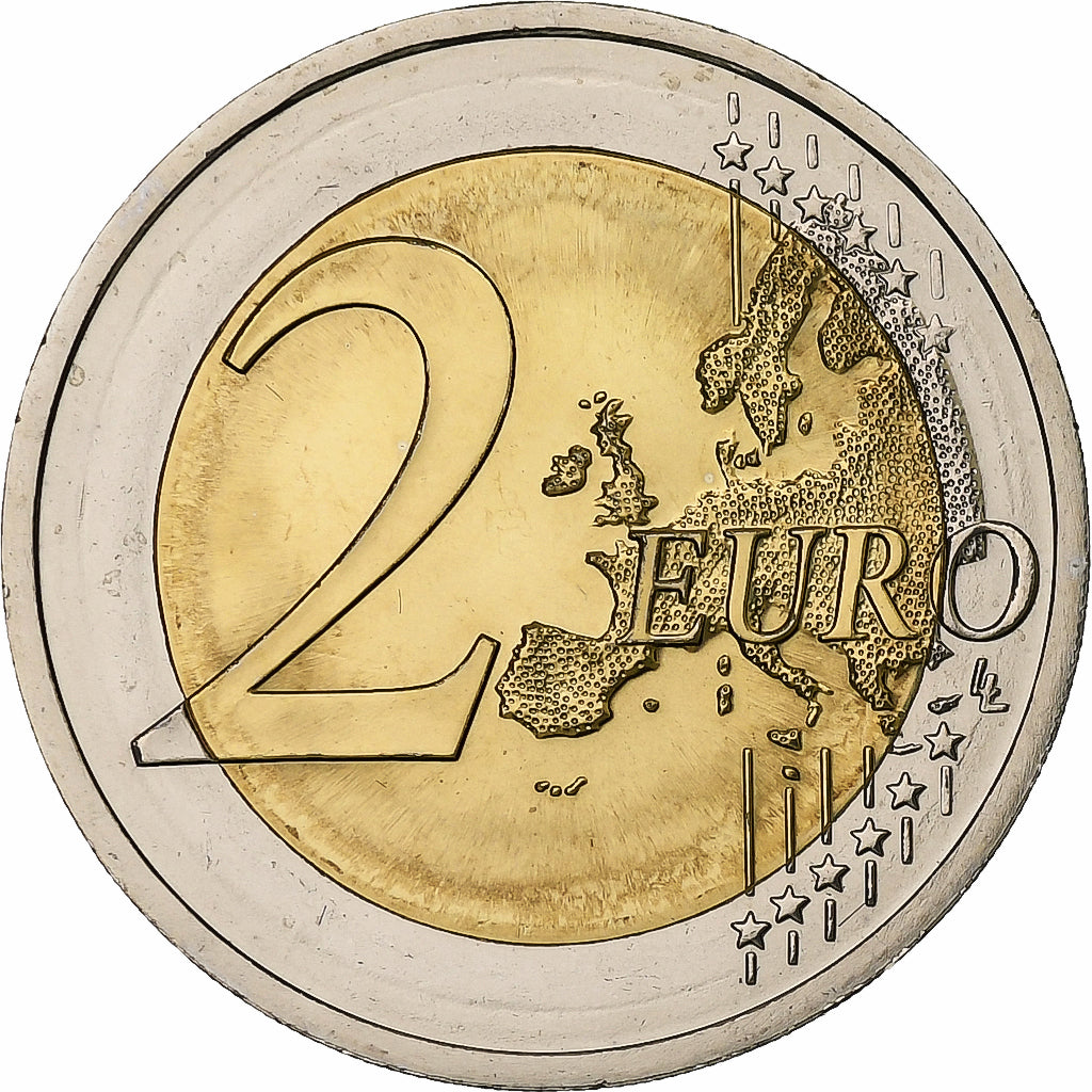 Niemcy, 2 Euro, Sachsen, 2016, Munich, Bimetaliczny, MS(63)