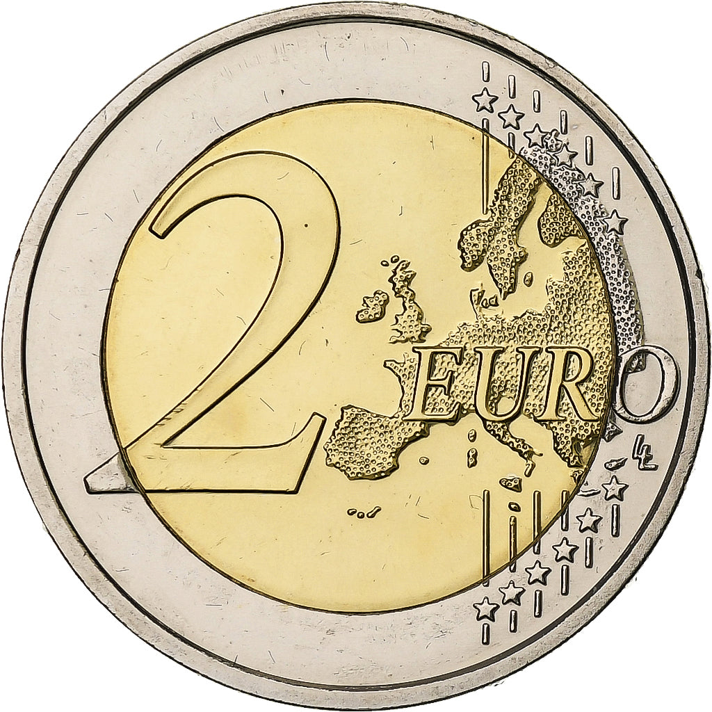 Alemanha, 2 Euro, Sachsen, 2016, Stuttgart, Bimetálico, MS(63)