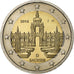 Niemcy, 2 Euro, Sachsen, 2016, Hamburg, Bimetaliczny, MS(63)