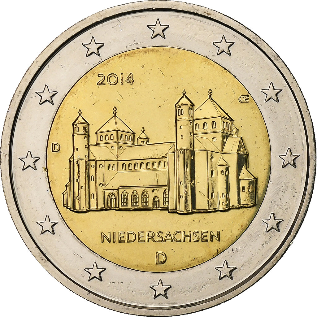 Germania, 2 Euro, Niedersachsen, 2014, Munich, Bi-metallico, SPL
