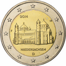 Germany, 2 Euro, Niedersachsen, 2014, Stuttgart, Bi-Metallic, MS(63)