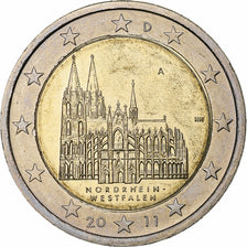 Allemagne, 2 Euro, Nordrhein-Westfalen, 2011, Berlin, Bimétallique, SPL, KM:293