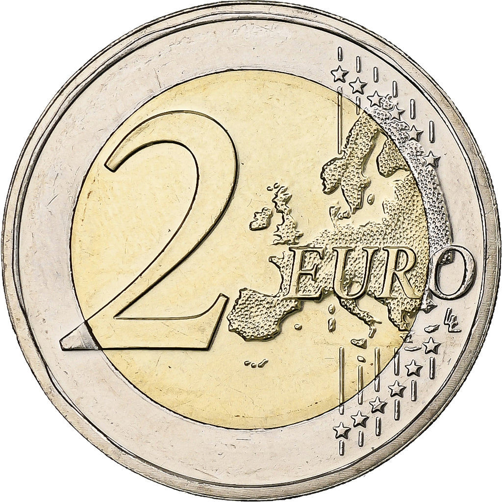 Luxembourg, Henri, 2 Euro, Death of Guillaume I, 2018, Bi-Metallic, MS(63)