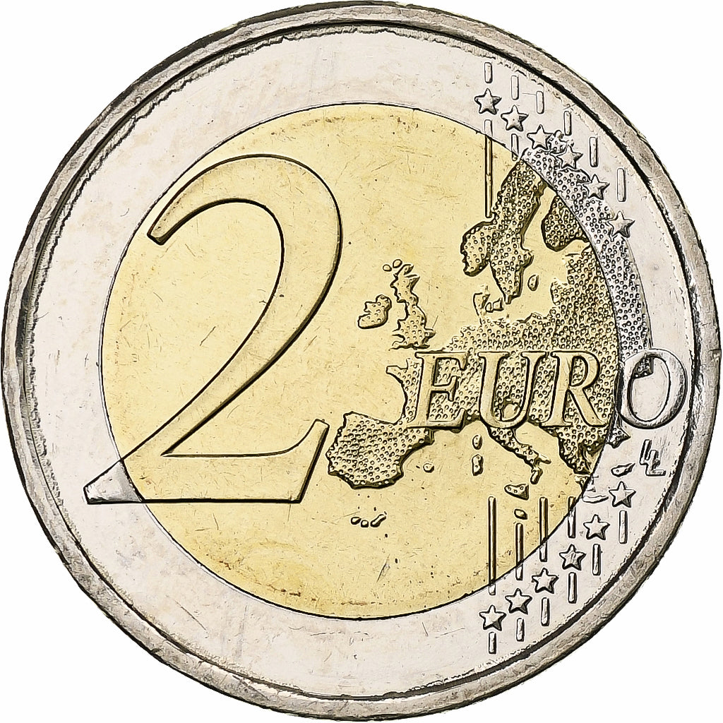 Grèce, 2 Euro, Kostis Palamas, 2018, Athènes, Bimétallique, SPL