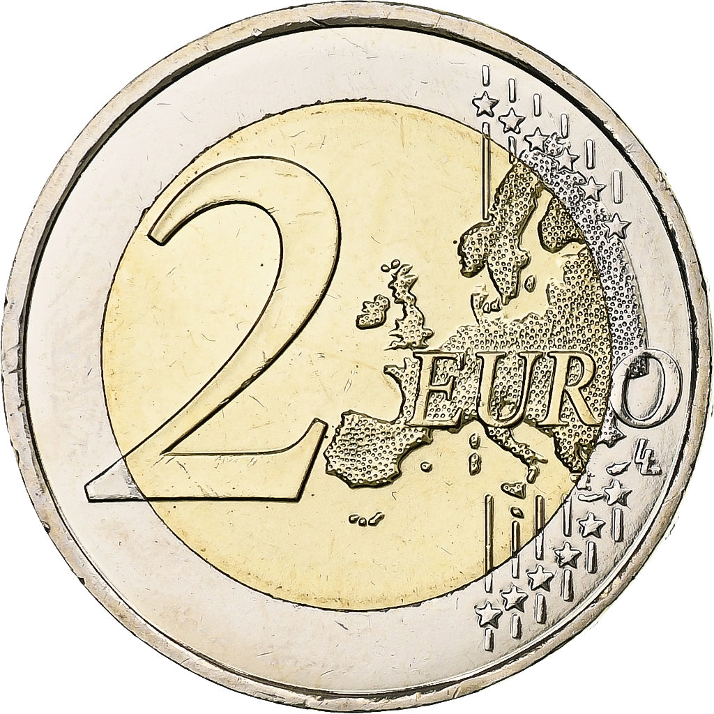 Malta, 2 Euro, From Children in solidarity, 2018, Bi-Metallic, UNC-