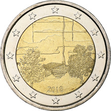 Finland, 2 Euro, Finnish Sauna culture, 2018, Vantaa, Bi-Metallic, MS(63)