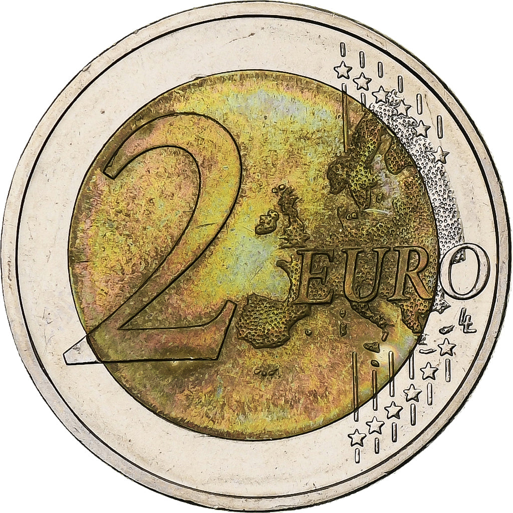 Alemanha, 2 Euro, Introduction de l'euro, 2012, Berlin, Bimetálico, MS(63)