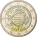 Alemanha, 2 Euro, Introduction de l'euro, 2012, Stuttgart, Bimetálico, MS(63)