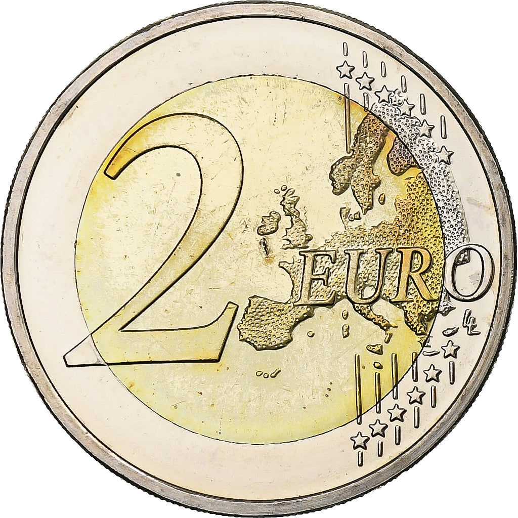 Alemanha, 2 Euro, Introduction de l'euro, 2012, Stuttgart, Bimetálico, MS(63)
