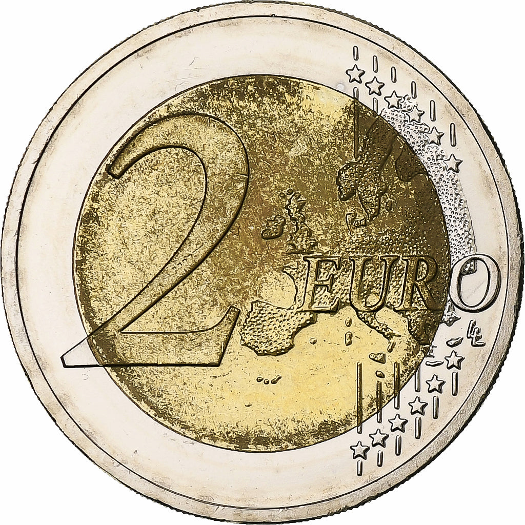 Alemanha, 2 Euro, Introduction de l'euro, 2012, Karlsruhe, Bimetálico, MS(63)