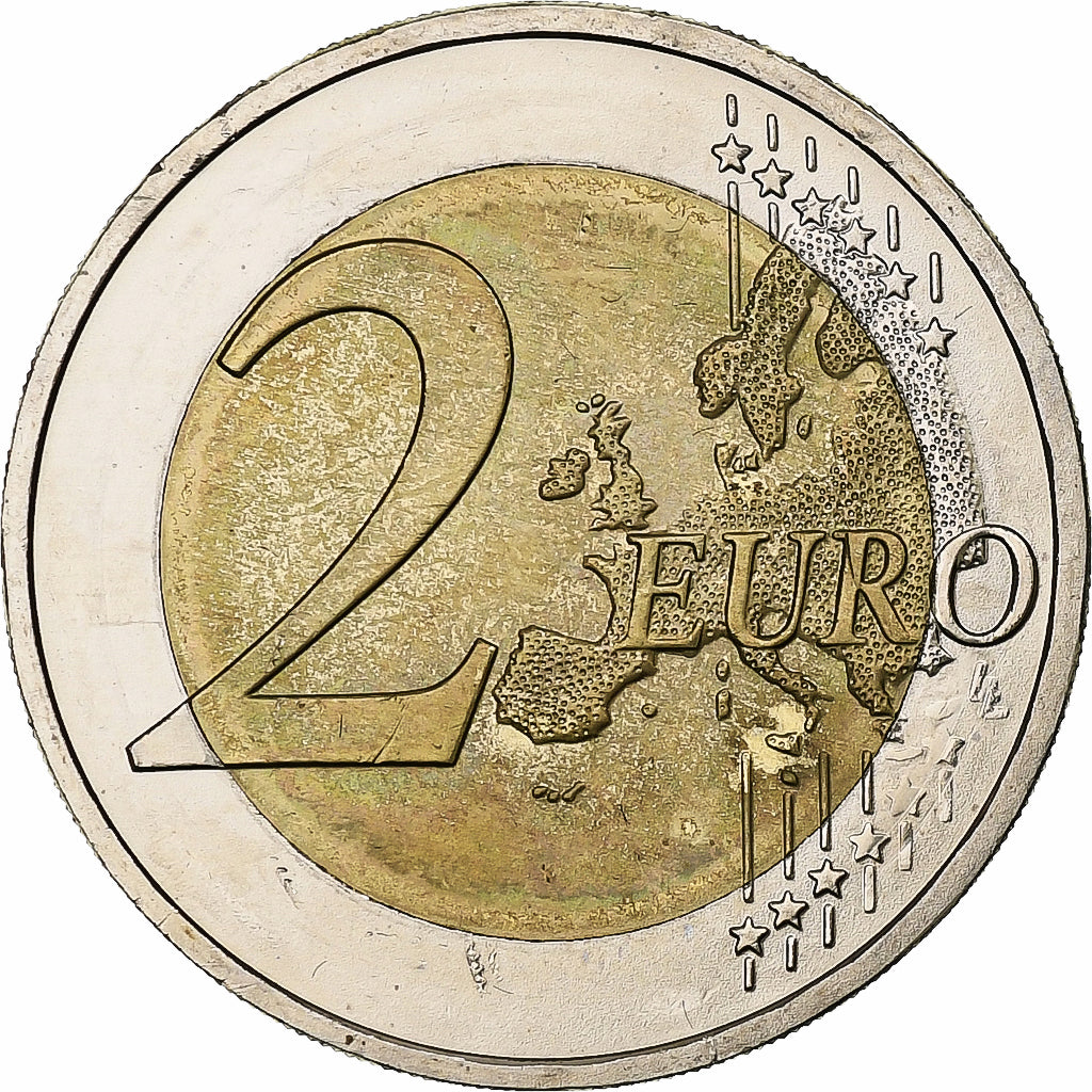 Alemanha, 2 Euro, Introduction de l'euro, 2012, Hamburg, Bimetálico, MS(63)