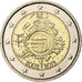 Bélgica, Albert II, 2 Euro, Introduction de l'euro, 2012, Brussels
