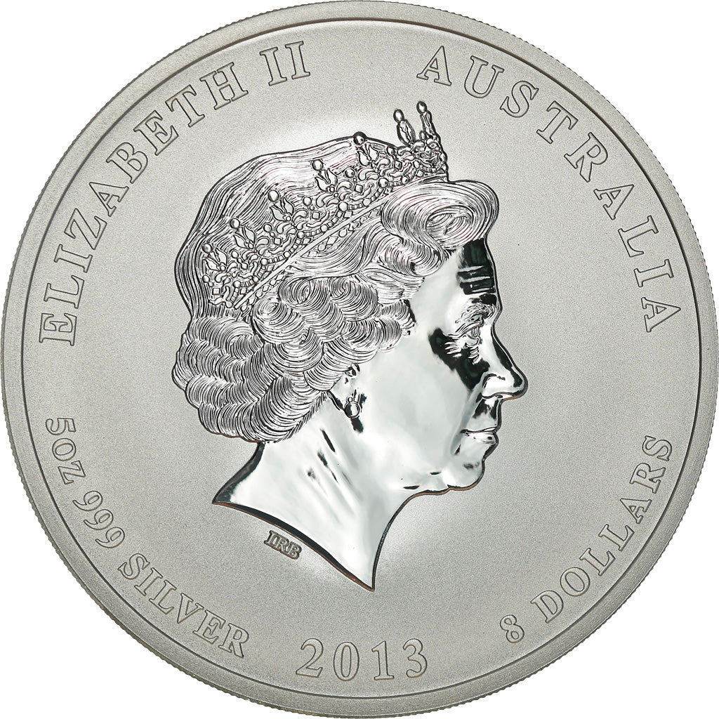 Coin, Australia, Elizabeth II, 8 Dollars, 2013, Perth, Year of the Snake