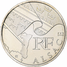 France, 10 Euro, Euros des régions, Alsace, 2010, Silver, MS(63), KM:1652