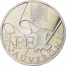 Frankrijk, 10 Euro, Euros des régions, Auvergne, 2010, Zilver, UNC-, KM:1646