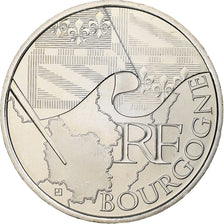 Frankrijk, 10 Euro, Euros des régions, Bourgogne, 2010, Zilver, UNC-, KM:1649