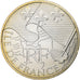 France, 10 Euro, Euros des régions, Ile De France, 2010, Silver, MS(63)