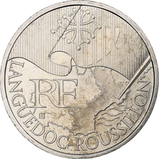 France, 10 Euro, Euros des régions, Languedoc roussillon, 2010, Silver, MS(63)