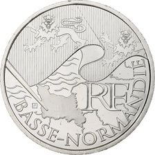 Frankrijk, 10 Euro, Euros des régions, Basse-Normandie, 2010, Zilver, UNC-