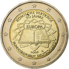 Germany, 2 Euro, Traité de Rome, 2007, Berlin, Bi-Metallic, MS(63), KM:259