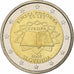Slovenia, 2 Euro, Traité de Rome, 2007, Vantaa, Bi-metallico, SPL, KM:Pn45
