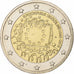 Germany, 2 Euro, 30 ans du drapeau de l'UE, 2015, Berlin, Bi-Metallic, MS(63)