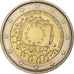 Autriche, 2 Euro, 30 ans du drapeau de l'UE, 2015, Vienne, Bimétallique, SPL
