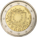 Spain, 2 Euro, 30 ans du drapeau de l'UE, 2015, Madrid, Bi-Metallic, MS(63)