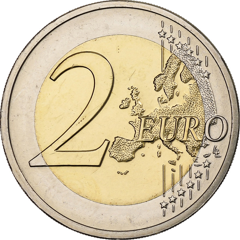 Malta, 2 Euro, 30 ans du drapeau de l'UE, 2015, Utrecht, Bi-Metallic, MS(63)