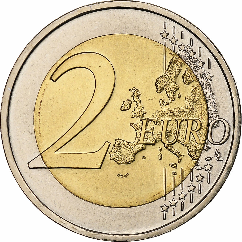 Portugal, 2 Euro, 30 ans du drapeau de l'UE, 2015, Lisbonne, Bimétallique, SPL