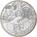 France, 10 Euro, Euros des régions, Bourgogne, 2011, Pessac, Silver, MS(63)