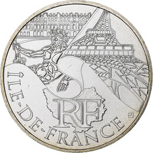 Francia, 10 Euro, Euros des régions, Ile De France, 2011, Pessac, Argento, SPL