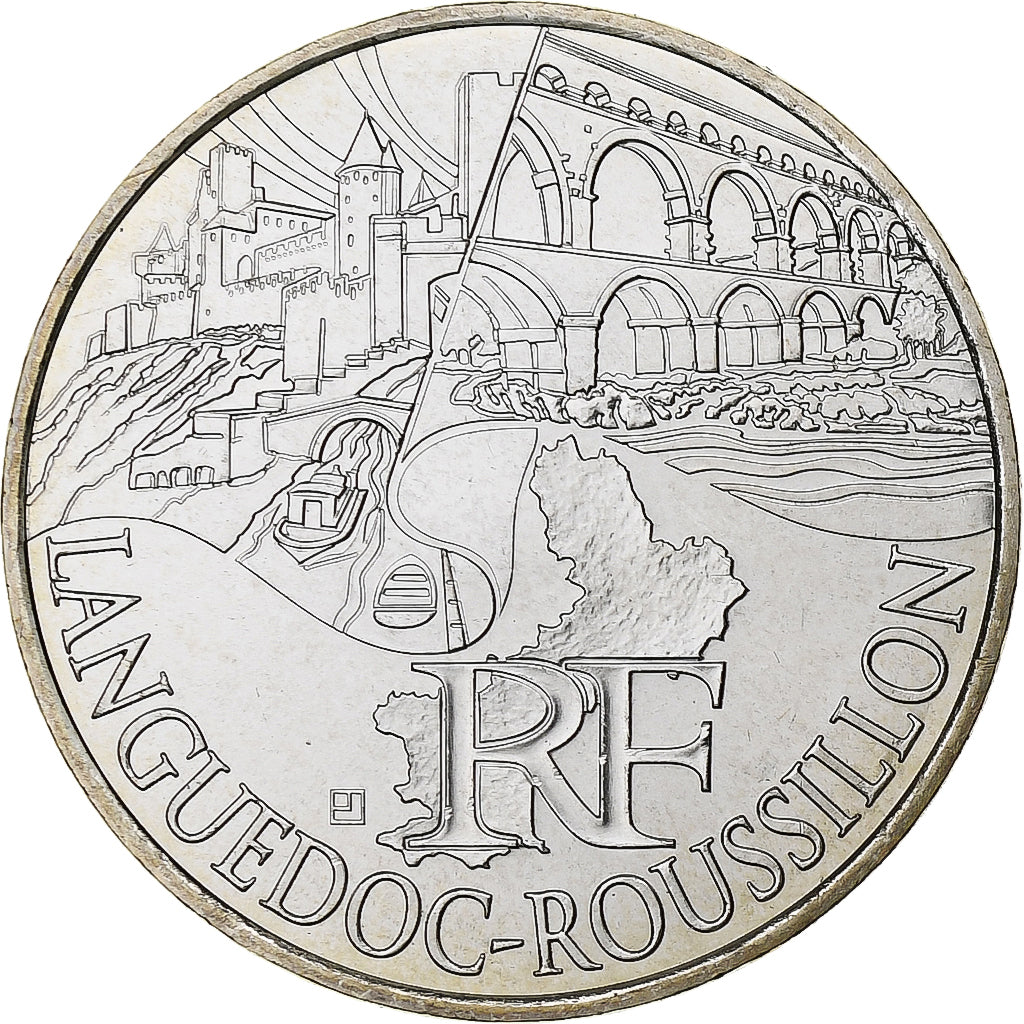 Frankrijk, 10 Euro, Euros des régions, Languedoc roussillon, 2011, Pessac