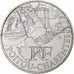 Francia, 10 Euro, Euros des régions, Poitou-Charente, 2011, Pessac, Plata, SC