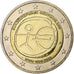Germania, 2 Euro, Union économique et monétaire, 2009, Berlin, Bi-metallico