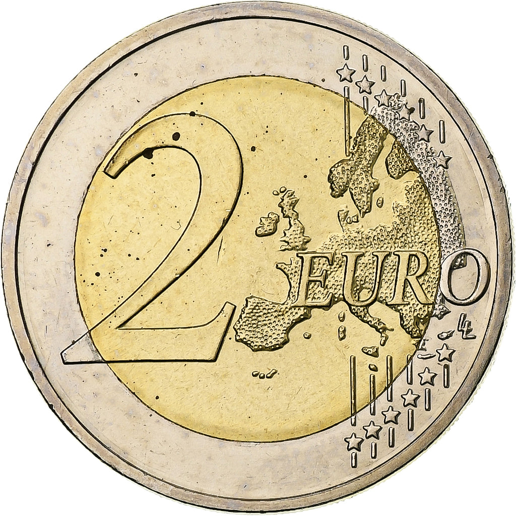 Germania, 2 Euro, Union économique et monétaire, 2009, Berlin, Bi-metallico