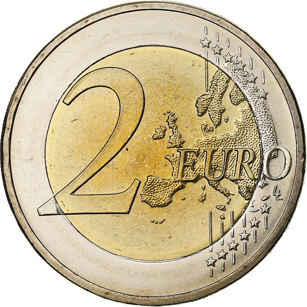 Niemcy, 2 Euro, Union économique et monétaire, 2009, Stuttgart, Bimetaliczny