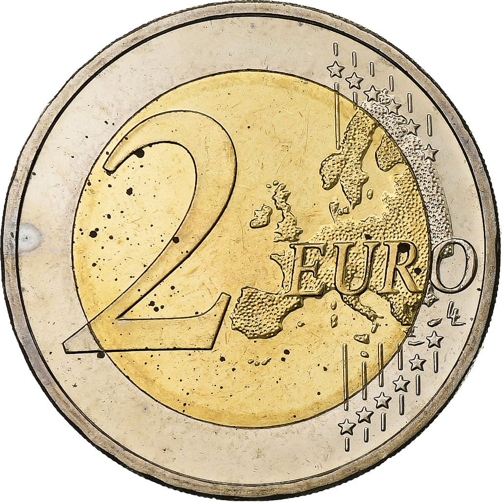 Niemcy, 2 Euro, Union économique et monétaire, 2009, Karlsruhe, Bimetaliczny