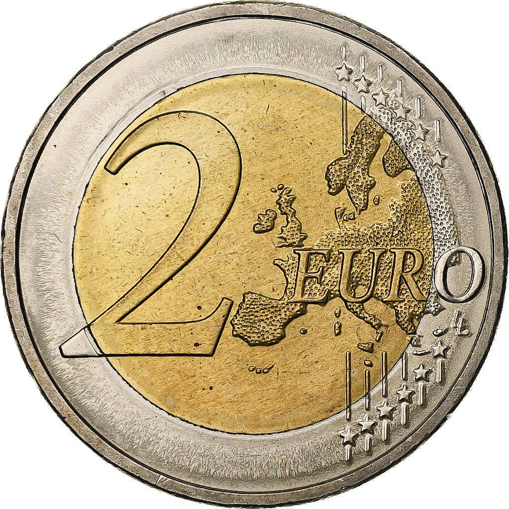 Niemcy, 2 Euro, Union économique et monétaire, 2009, Hamburg, Bimetaliczny