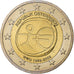 Austria, 2 Euro, Union économique et monétaire, 2009, Vienna, Bimetálico, SC
