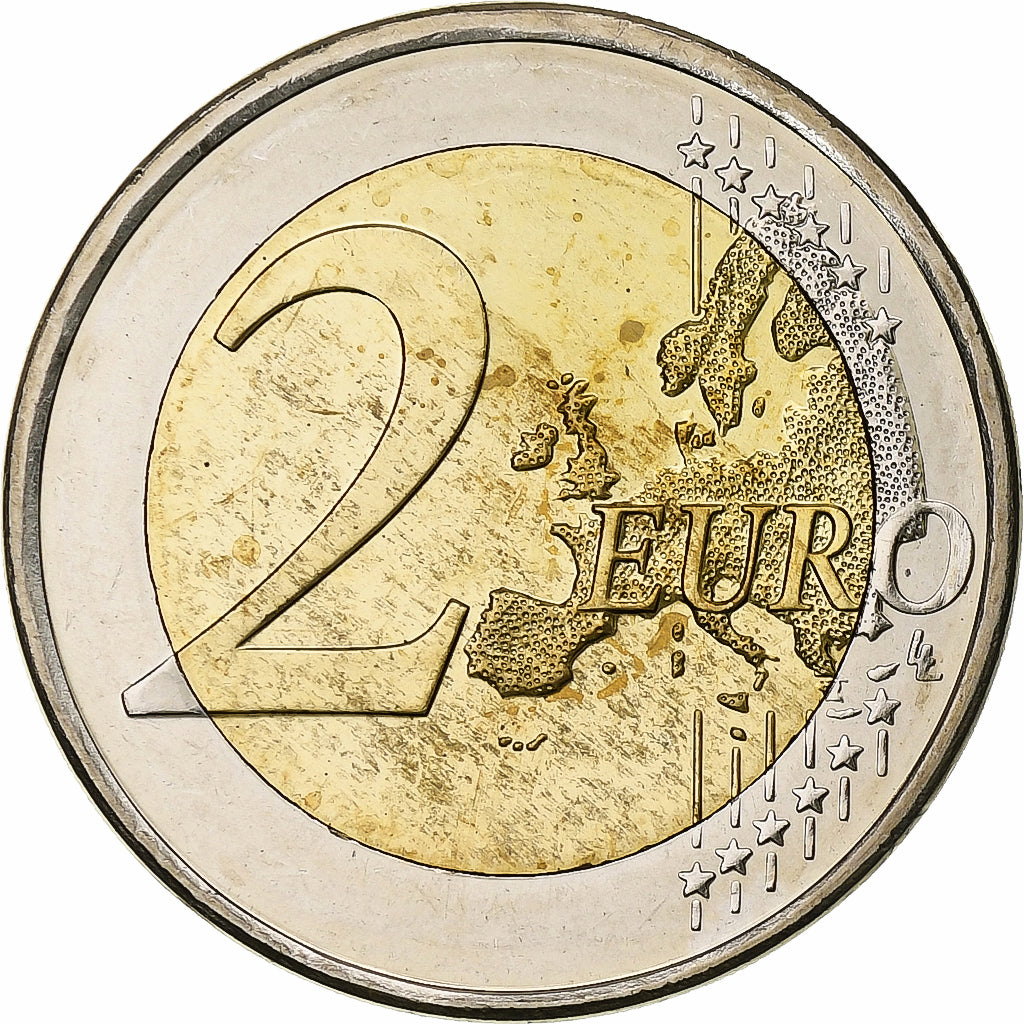 Finland, 2 Euro, Union économique et monétaire, 2009, Vantaa, Bi-Metallic