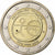 Italia, 2 Euro, Union économique et monétaire, 2009, Rome, Bimetálico, SC